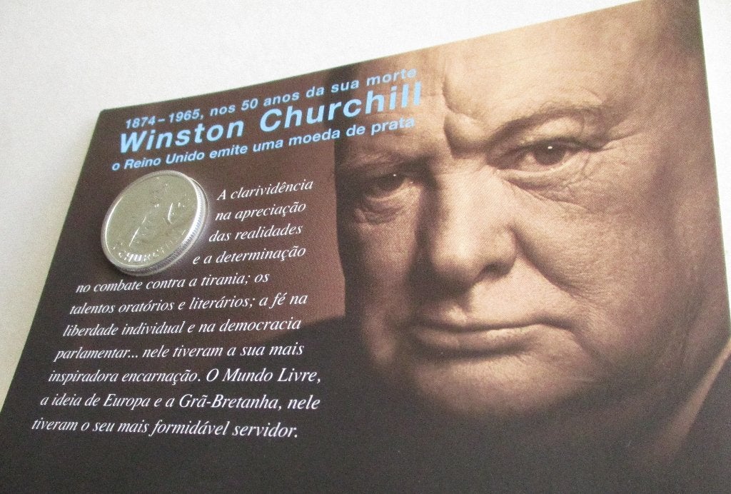 1.1-2015-HERINNERING Van -Sir WINSTON CHURCHIL 1874-1965-£20, Envoi, Autres pays, Série, Argent