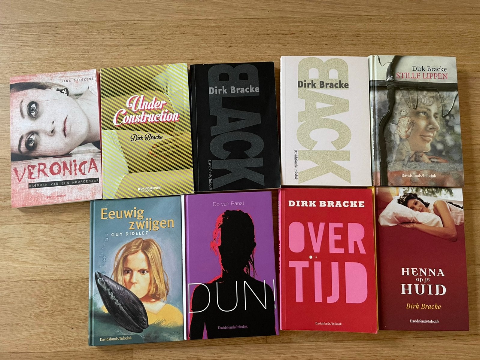 Pakket tienerboeken 9 stuks oa Dirk Bracke, Ophalen of Verzenden, Zo goed als nieuw