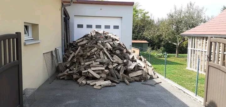 Payer a la livraison Bois chauffage 2ans buches Palette-Box, 6 m³ ou plus, Envoi, Hêtre, Bûches