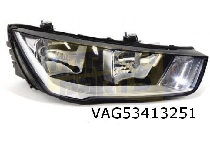 Audi A1 (1/15-11/18) Koplamp Links (Halogeen) Origineel! 8XA, -, Verzenden, -, Nieuw