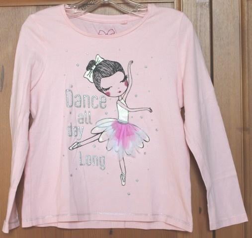Lichtroze ballerina longsleeve van Palomino – maat 116, Meisje, Ophalen of Verzenden, Shirt of Longsleeve, Palomino
