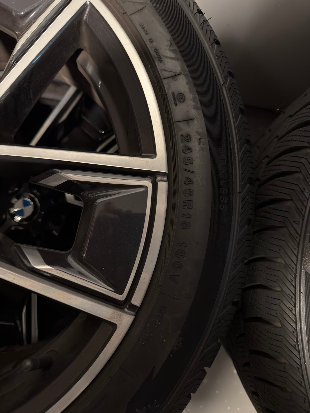 Jantes bmw original avec pneu quasi neuf, Enlèvement, Jante(s)