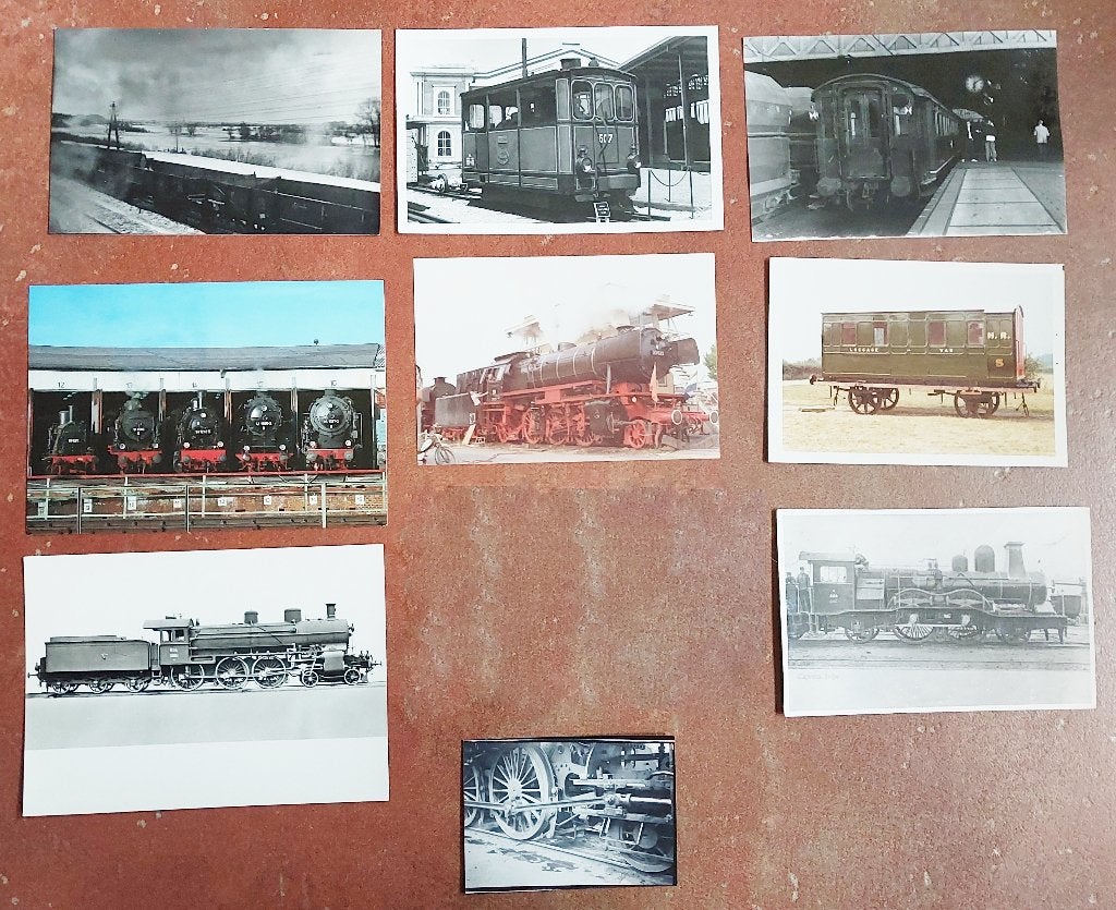 Oude foto's / Postkaarten locomotieven/treinen, Verzamelen, Ophalen of Verzenden, Trein