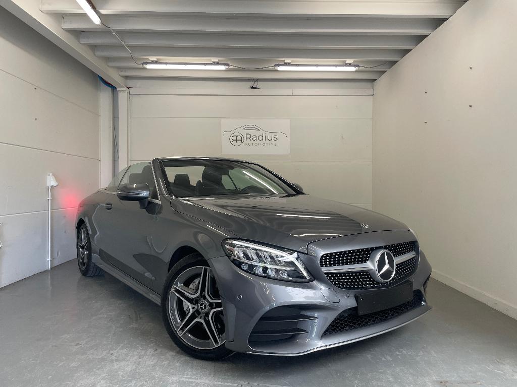 Mercedes-Benz - C180 Cabrio - AMG Line, Auto's, Mercedes-Benz, 4 zetels, Achterwielaandrijving, Lane Keeping Assist, 4 cilinders