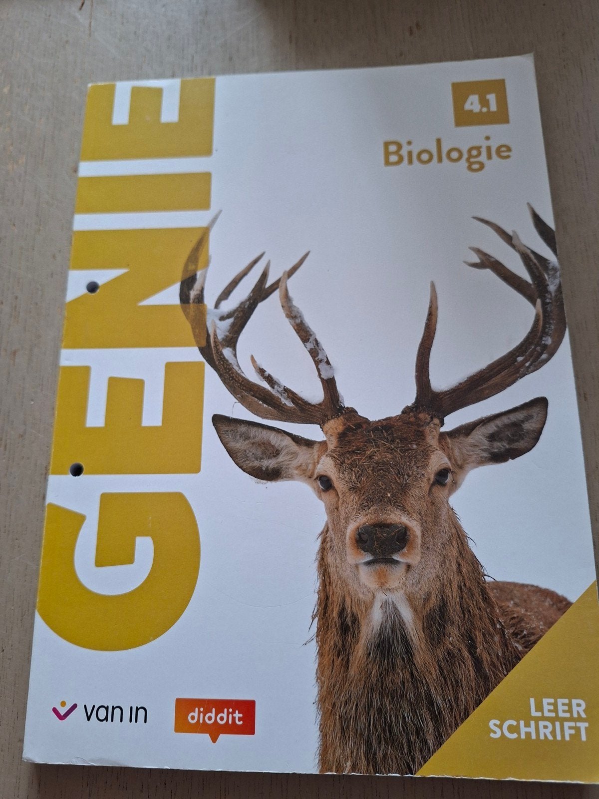 Genie Biologie 4.1 - leerschrift, Ophalen of Verzenden, Biologie