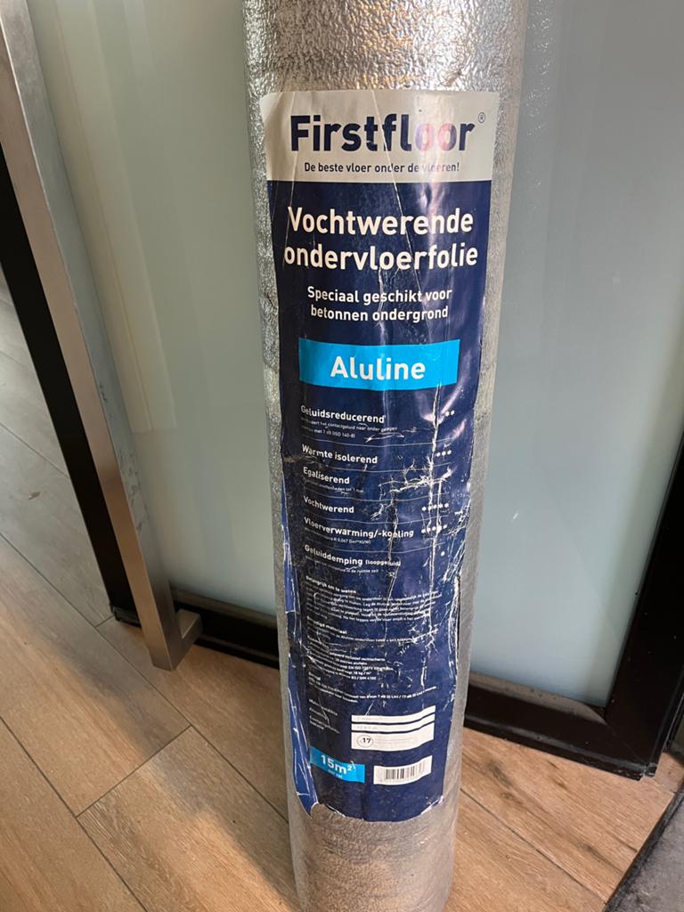 Firstfloor Aluline Ondervloer (15 m²) Voor Laminaat – NIEUW, Enlèvement ou Envoi, Neuf, Aggloméré