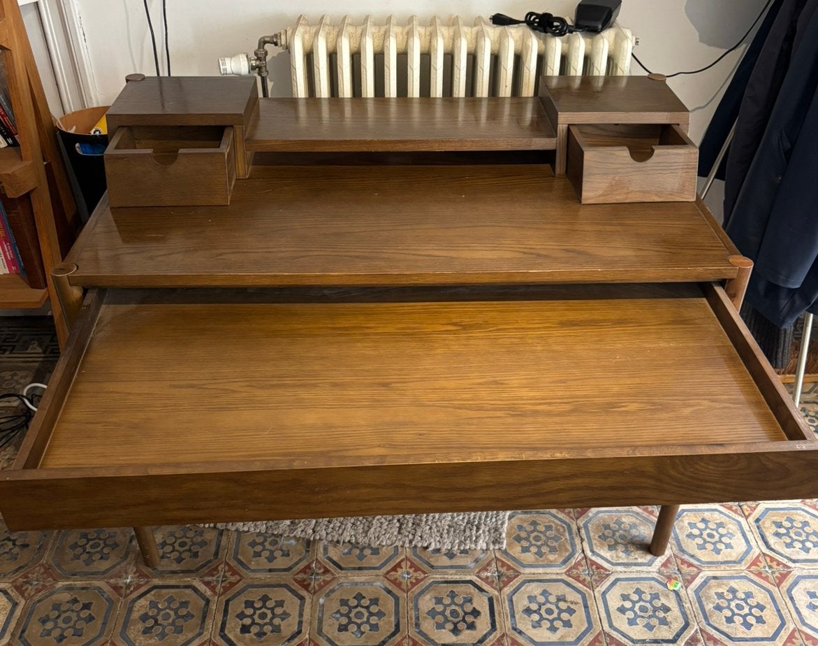 Grand bureau chene, Enlèvement