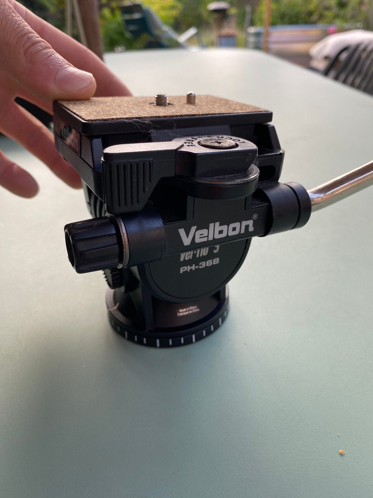 Velbon PH-368 statiefkop fluid head, Ophalen, Zo goed als nieuw, Statiefkop, Velbon