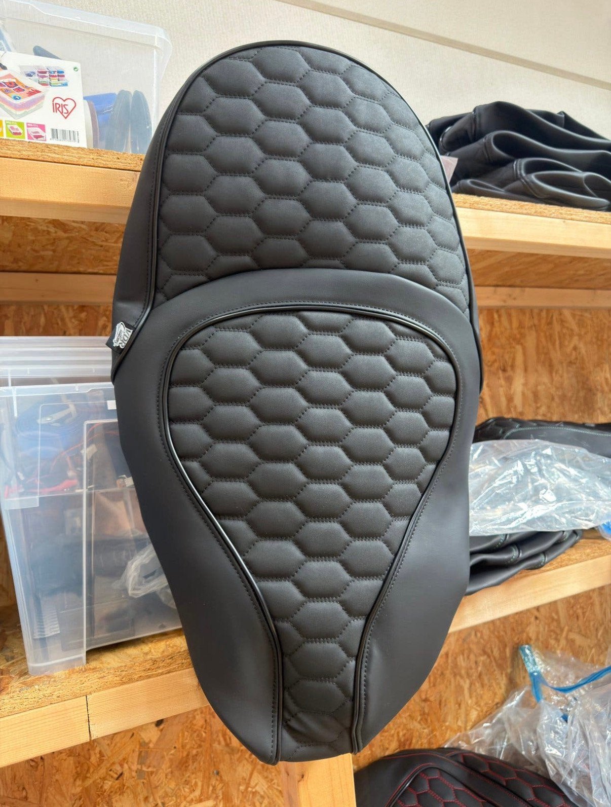 Duo seat RS zadelhoes Vespa, Alcantara / Kunstleer, Fietsen en Brommers, Ophalen of Verzenden