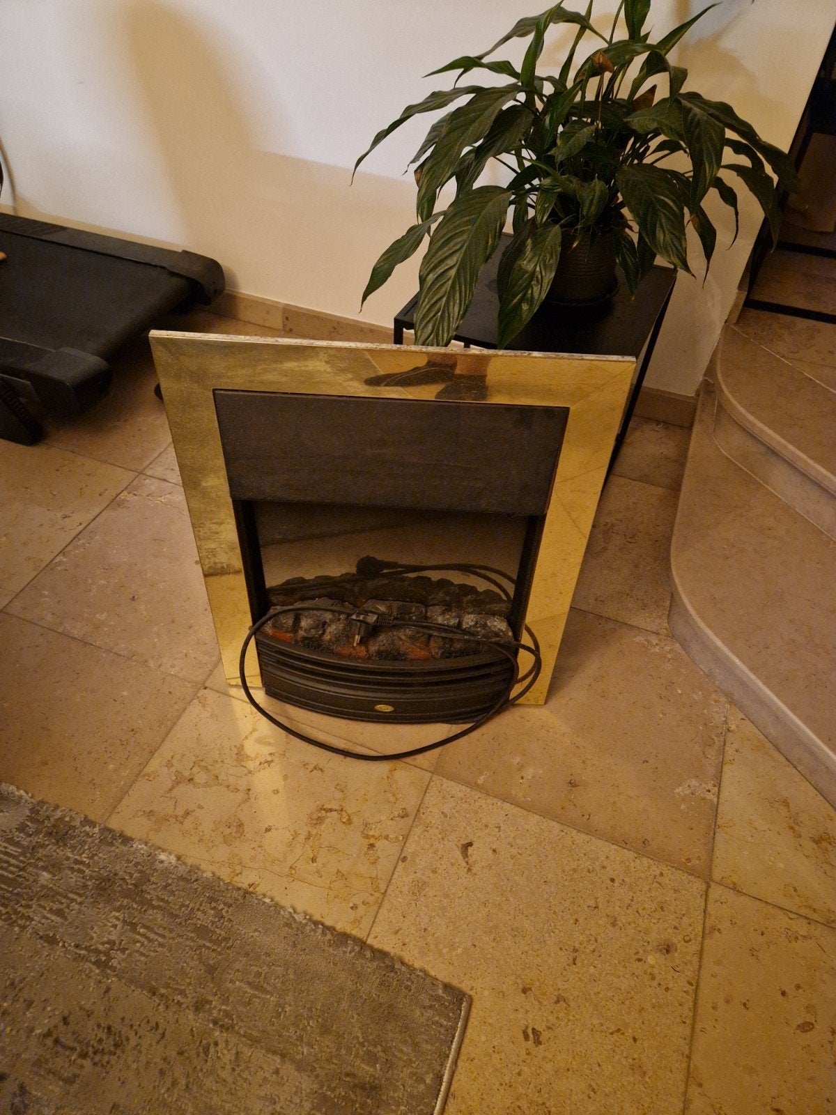 Inbouw of opbouw elektrische vuur met blazer., Huis en Inrichting, Ophalen