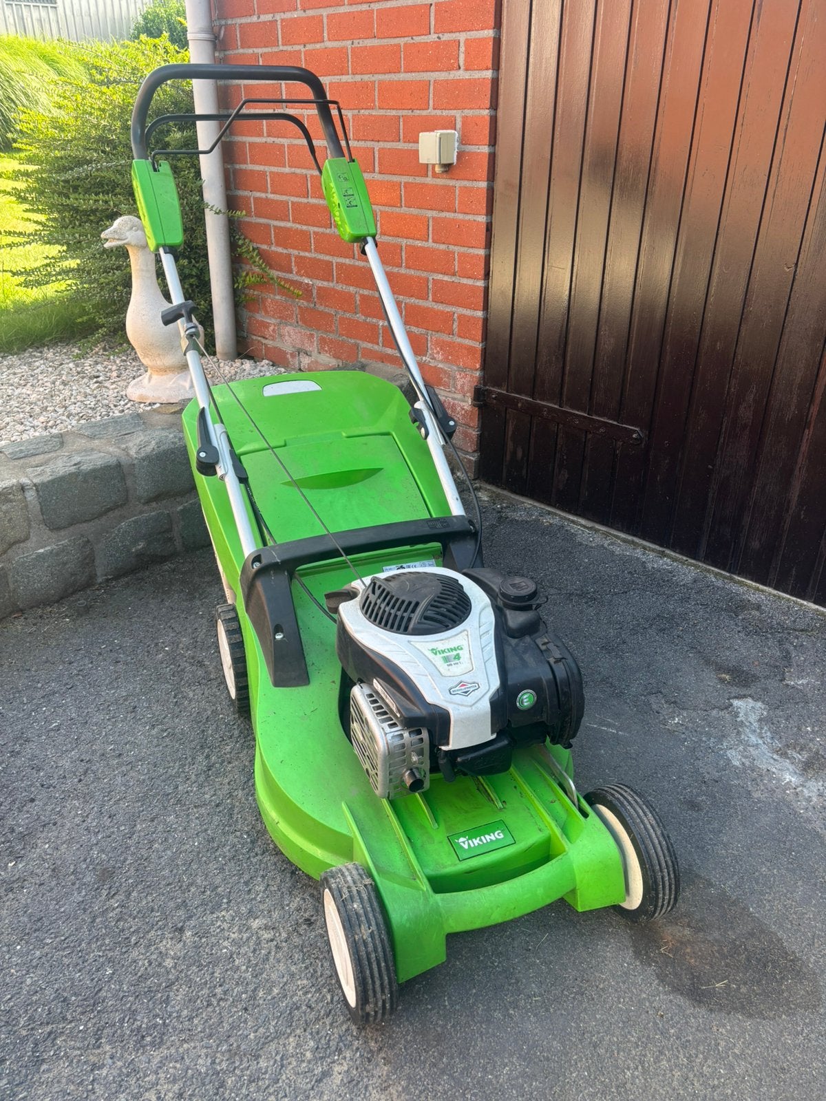 Grasmaaier benzine zelftrekker Viking-Stihl MB448T, Tuin en Terras, Ophalen, Zo goed als nieuw