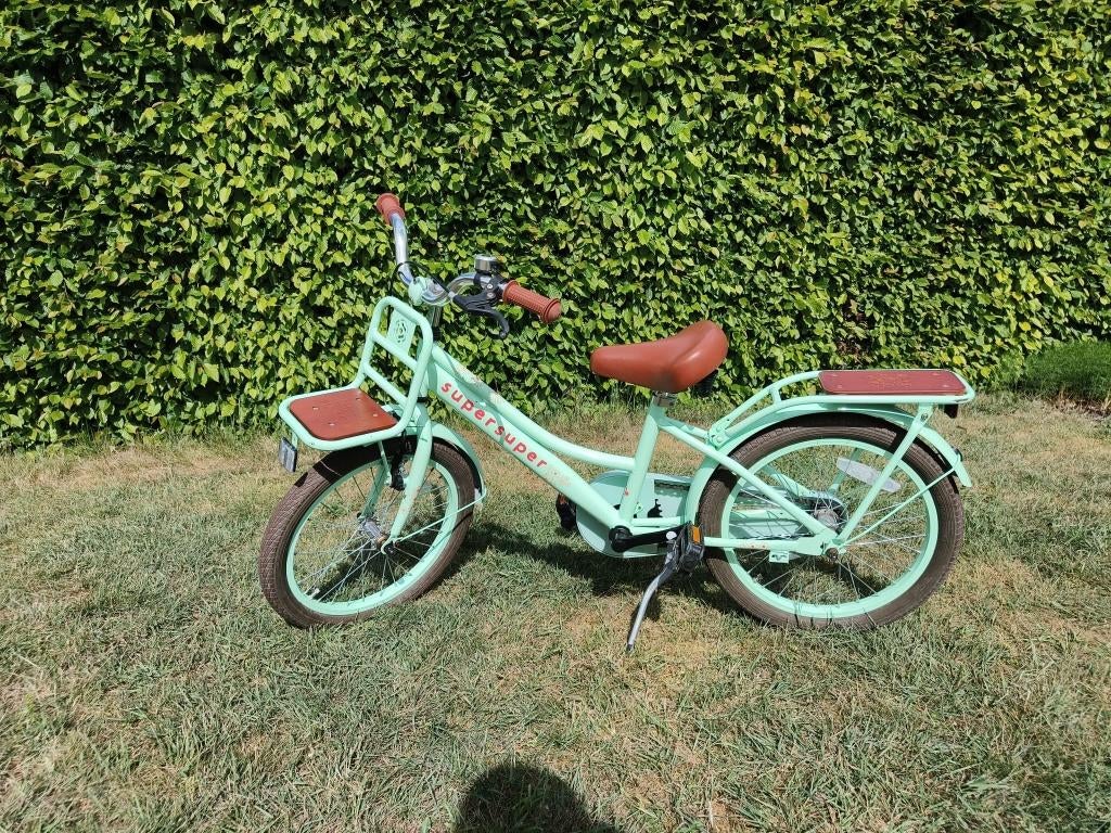 meisjesfiets 18 inch, Vélos & Vélomoteurs, Vélos | Filles, Utilisé, 18 pouces, Frein à main, Frein à rétropédalage, Enlèvement