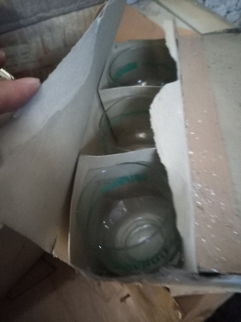 6 glazen, Ophalen of Verzenden, Nieuw, Glas, Glas of Glazen
