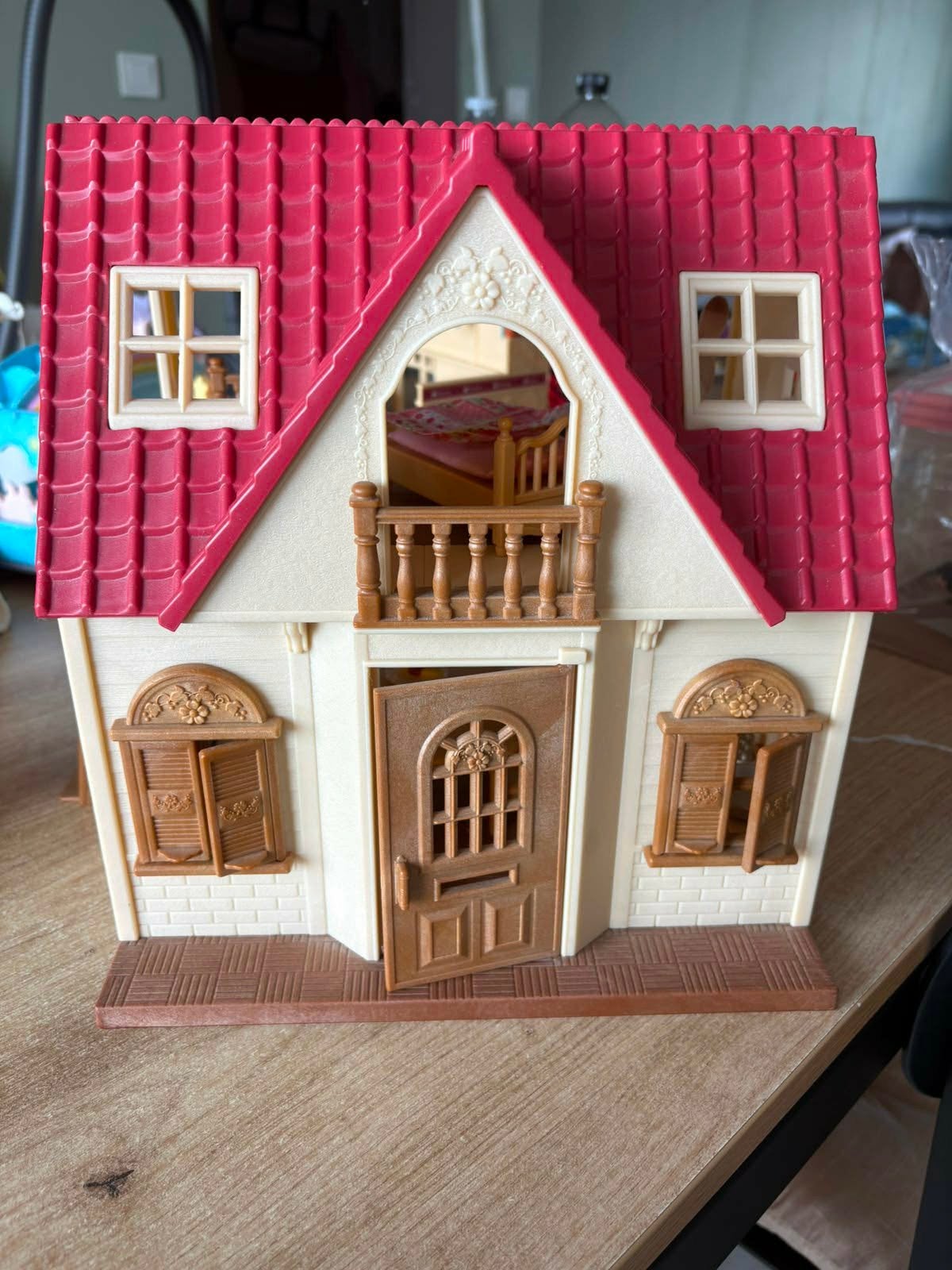 Huisje sylvanian familie, Ophalen