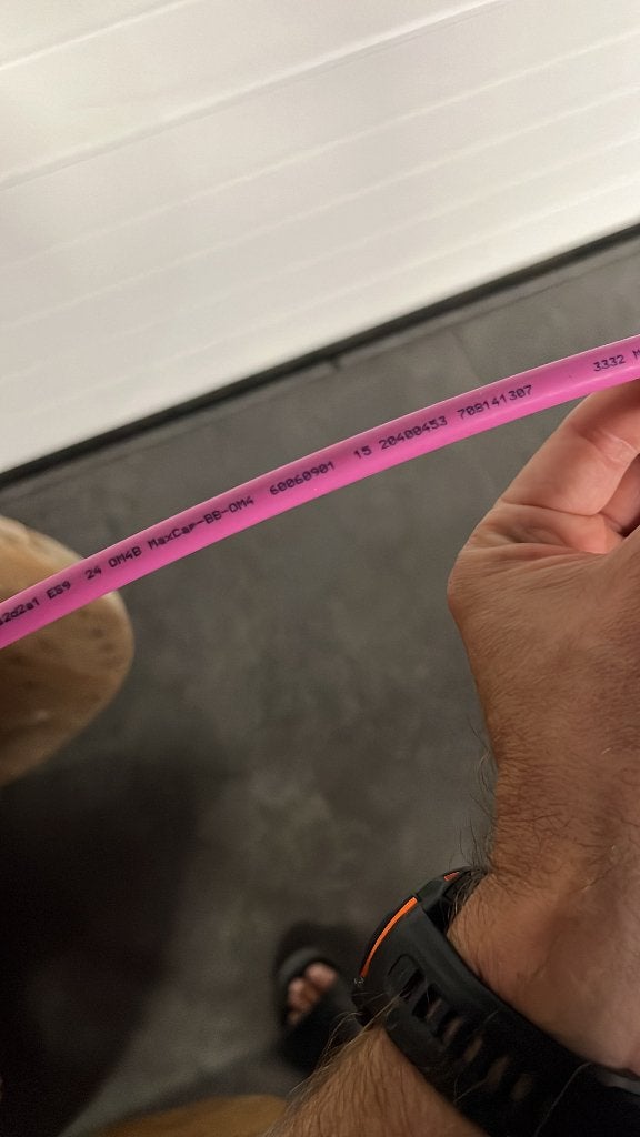 120m câble fibre optique Draka UCFIBRE – 24 fibres OM4, Enlèvement, Neuf, Draka, Câble ou Fil électrique