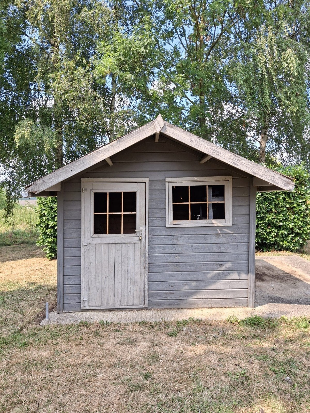 Cabanon de jardin + citerne + gouttières, Tuin en Terras, Tuinhuizen, Gebruikt, Tuinhuis, Hout, Met overkapping, Ophalen