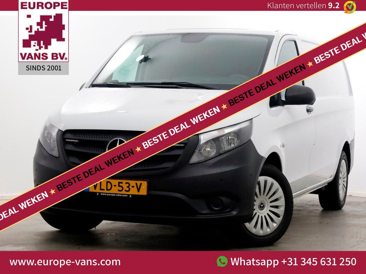 Mercedes-Benz Vito 114 CDI 136pk Lang 9G Automaat 4x4 4WD Na, Auto's, Bestelwagens en Lichte vracht, Automaat, Wit, Mercedes-Benz