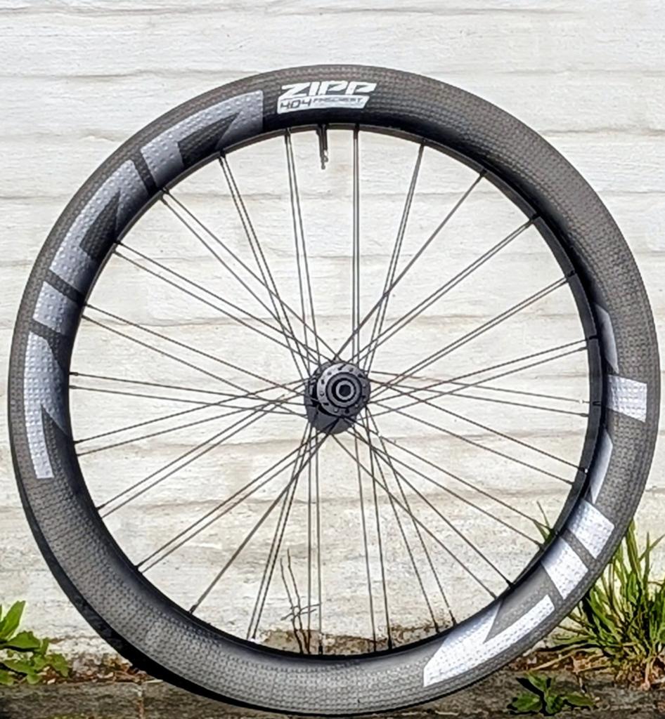 Zipp 404 Firecrest carbon tubeless, Zipp, Comme neuf, Enlèvement, Carbone