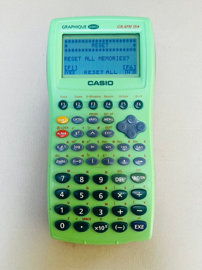 Calculatrice graphique Casio Graph 35+ 64 Ko + Manuel, Enlèvement ou Envoi, Calculatrices graphique, Utilisé