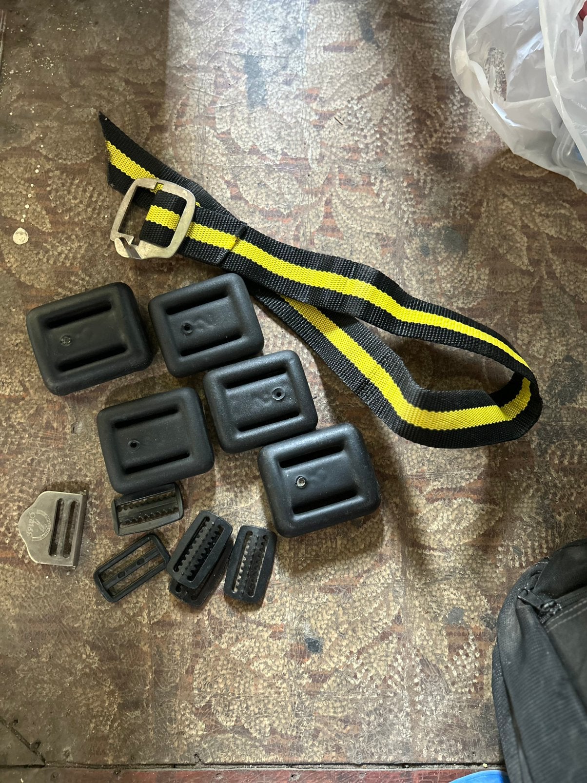 Ceinture de plongée sous-marine avec laisse, Sports nautiques & Bateaux, Enlèvement, Comme neuf, Plomb ou Ceinture de plomb
