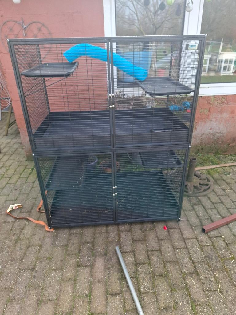 Knaagdierenkooi, Dieren en Toebehoren, Ophalen, Kooi, 90 cm of meer