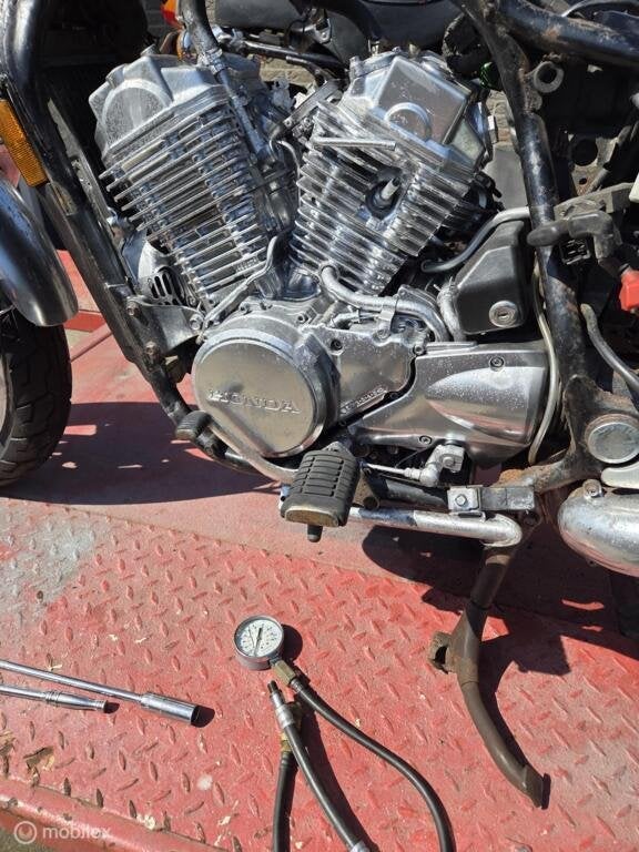 Motorblok Honda VT500C Shadow 1983/1986, Motoren, Honda, Gebruikt, Japan, Retro-only@kpnmail.nl