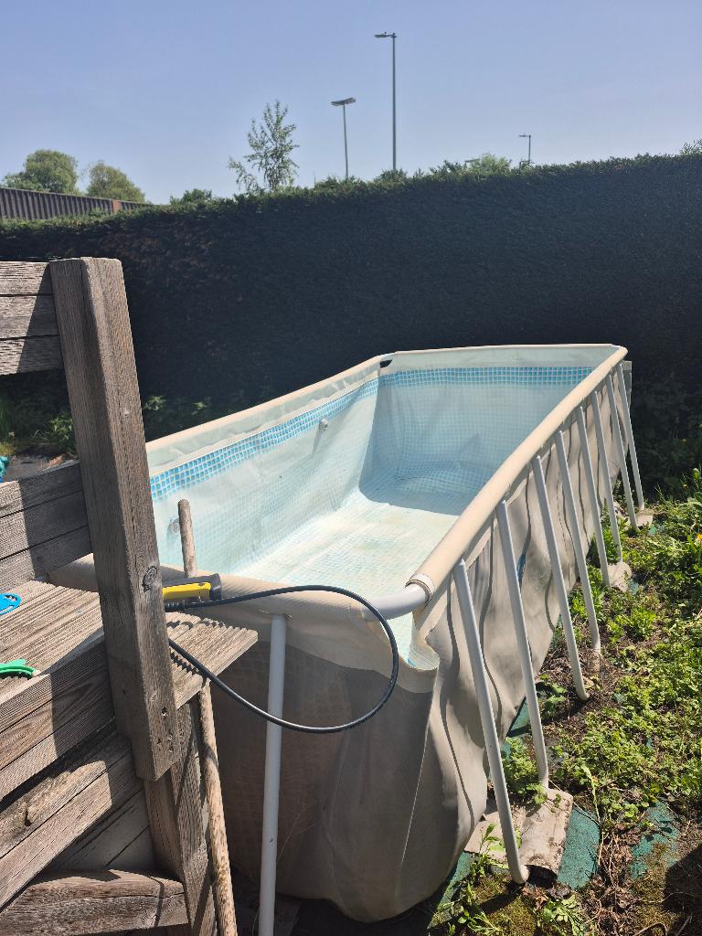 intex zwembad, Tuin en Terras, Zwembaden, Ophalen, Gebruikt, 80 tot 120 cm, Opzetzwembad