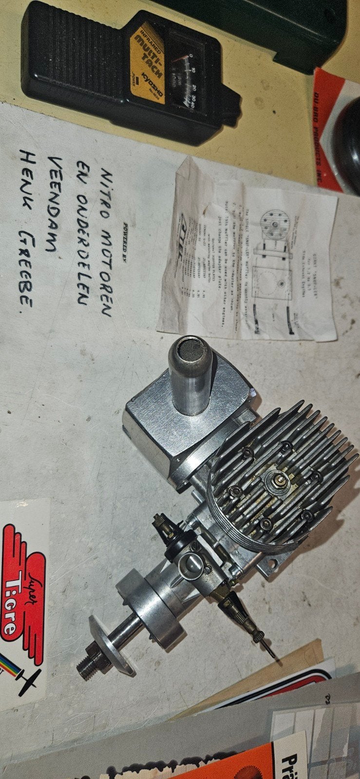 Supertigre S2000 met Snuf-Ler uitlaat., Hobby en Vrije tijd, Modelbouw | Radiografisch | Vliegtuigen, Ophalen of Verzenden, Gebruikt