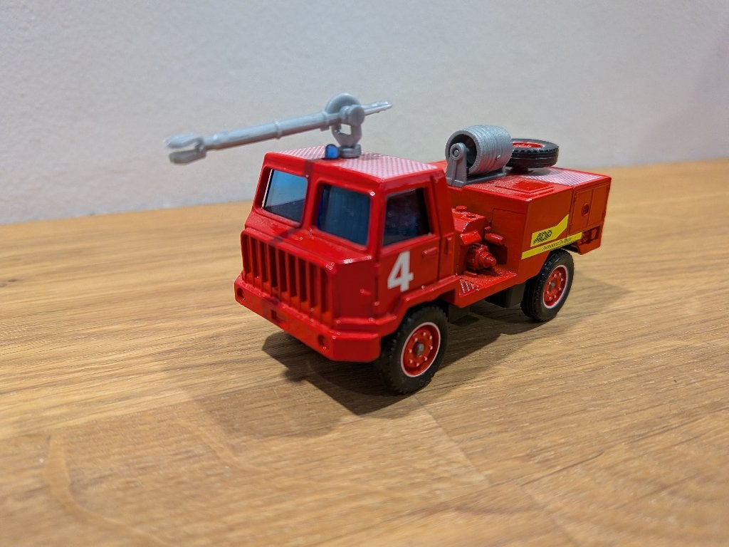 Solido - Camion de pompiers Berliet Camiva 4x4 F.F, Collections, Enlèvement ou Envoi, Utilisé