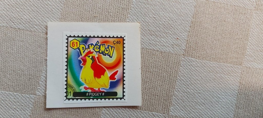Timbre Pokemon Rare Limité Pidgey, Enlèvement ou Envoi, Neuf, Autres types