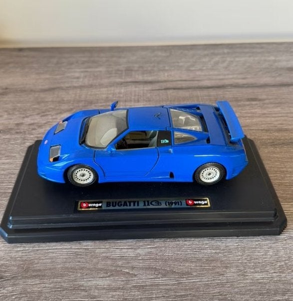 Burago Bugatti EB 110 (1991) modelauto, Ophalen, Zo goed als nieuw, Auto, Burago
