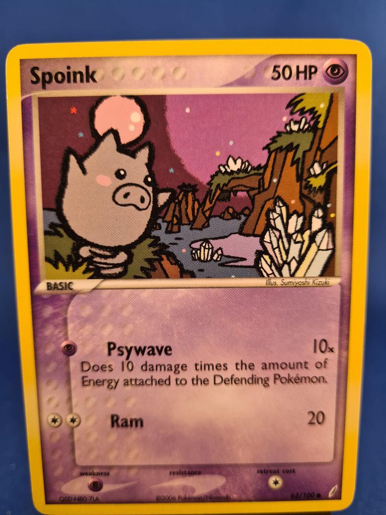 Spoink 62/100 - Crystal Guardians, Verzenden, Gebruikt