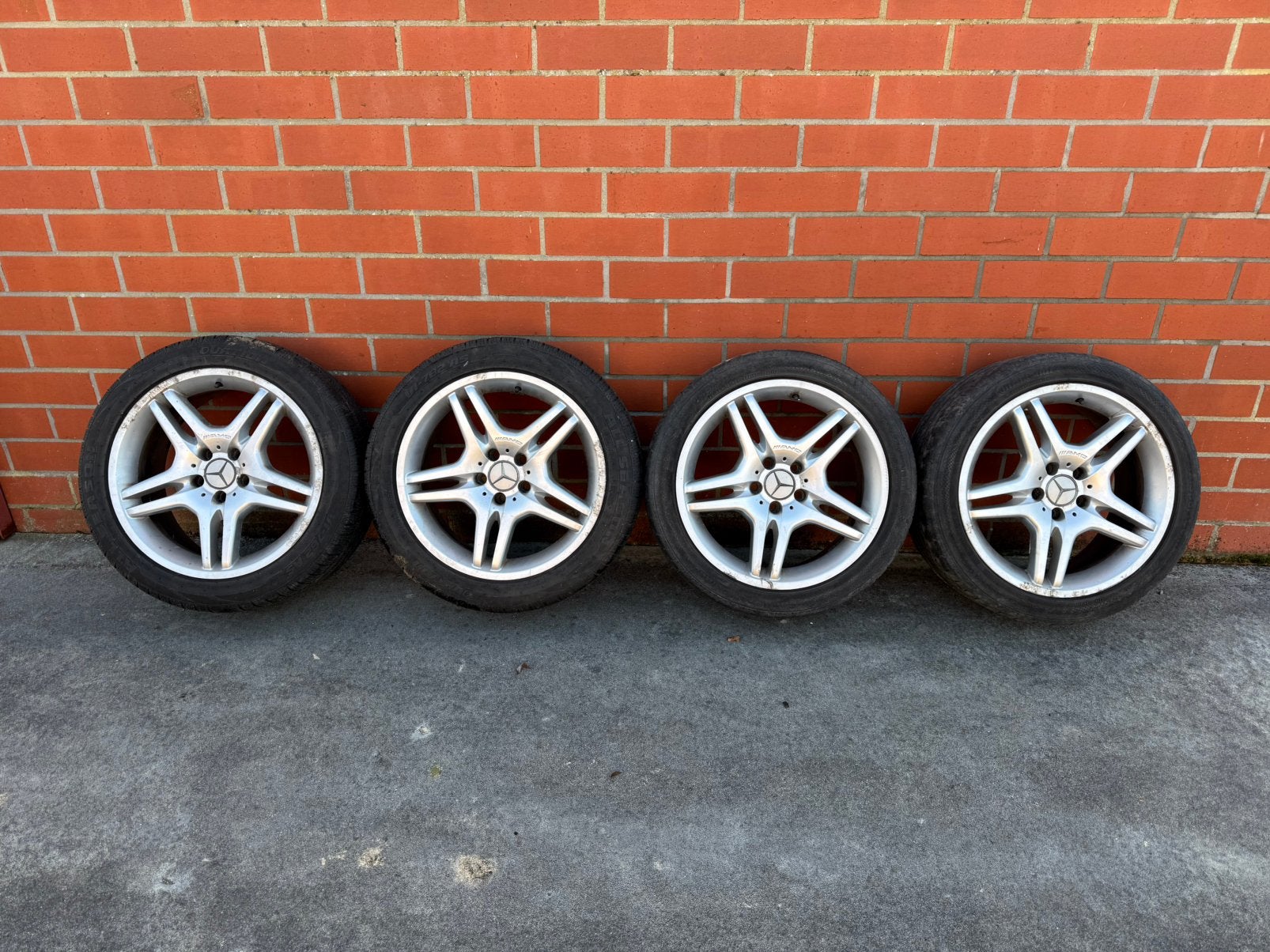 AMG velgen, Ophalen, Banden en Velgen