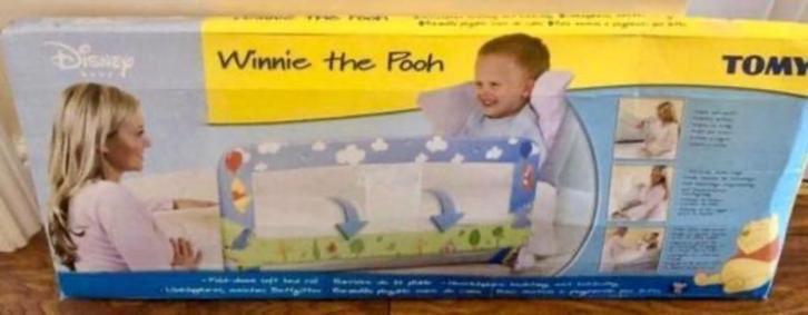 Tomy Winnie The Pooh neerklapbare bedhekje met bekleding, Ophalen of Verzenden, Nieuw, Overige typen
