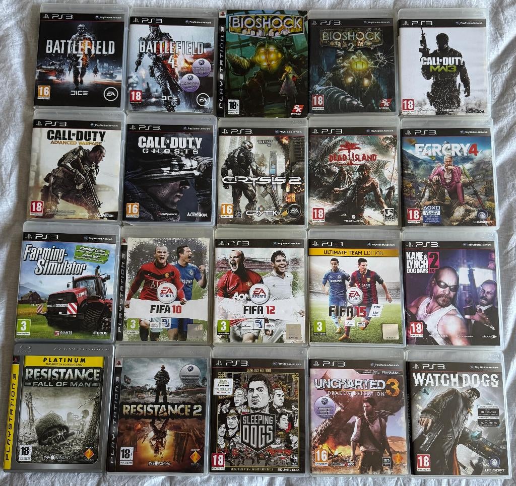 PlayStation 3 Games [LOT], Games en Spelcomputers, Games | Sony PlayStation 3, Gebruikt, Overige genres, 1 speler, Vanaf 12 jaar