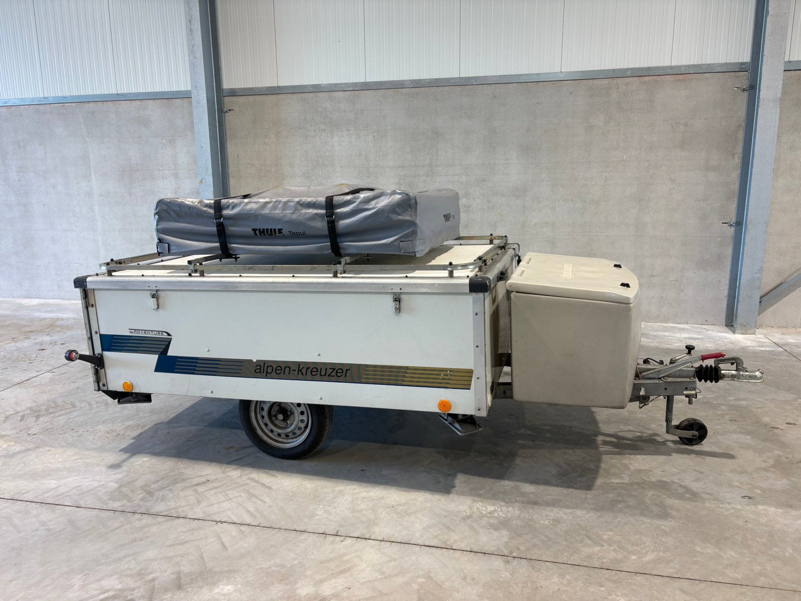Bagage aanhangwagen met of zonder daktent, Enlèvement