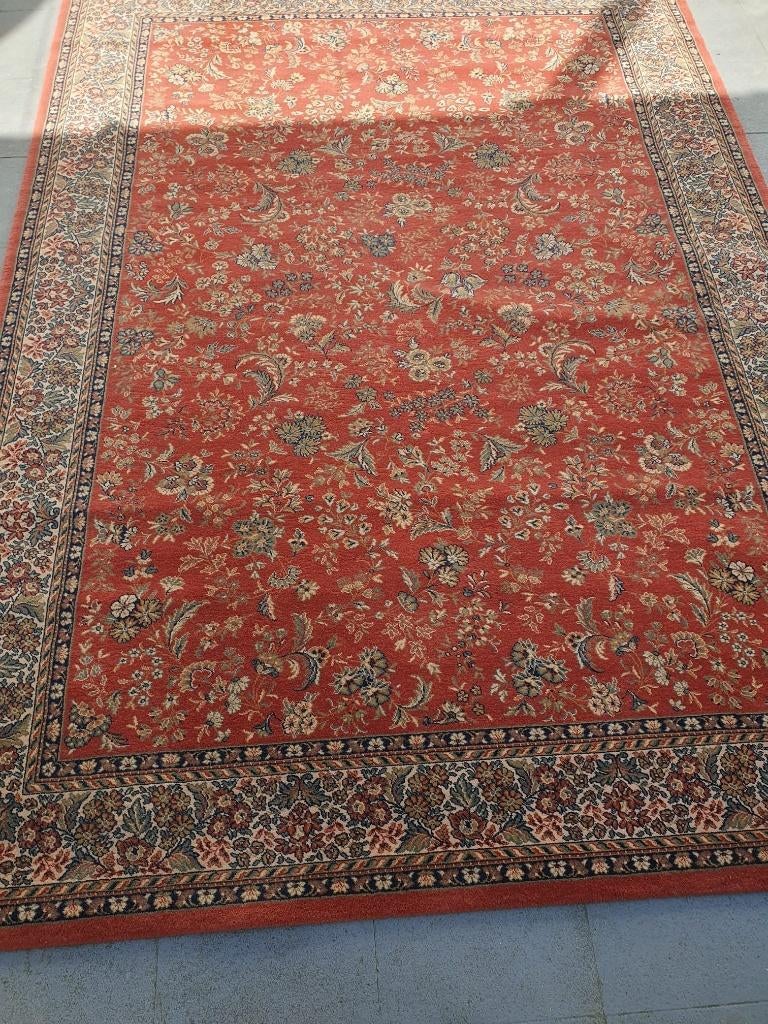 Grand tapis classique en laine - bon état, Rouge, 200 cm ou plus, 150 à 200 cm, Enlèvement