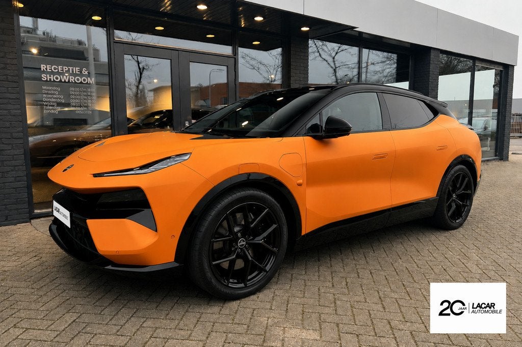 Lotus Eletre EDS 450 S 4WD 112 kWh I 126k NP I 5 j Gar., Auto's, Automaat, Gebruikt, Zwart, Leder