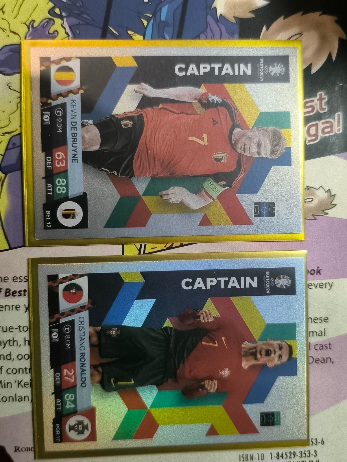 Topps Match Attax Euro 2024 – Cristiano Ronaldo & Kevin De B, Hobby en Vrije tijd, Verzamelkaartspellen | Overige, Ophalen