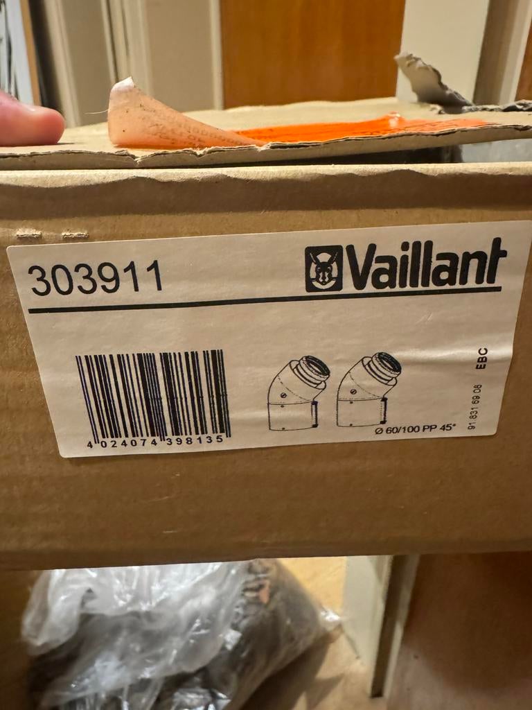 Vaillant wandketel bochten, Doe-het-zelf en Bouw, Ophalen, Nieuw, Aardgas, Onderdeel