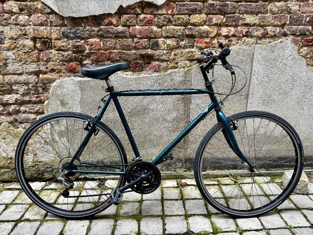 hybride fiets, 28 inch, Gebruikt, Velgrem, 15 tot 20 versnellingen