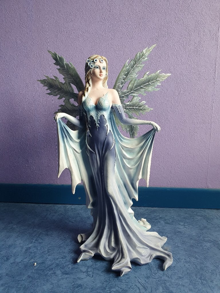 Figurine de fée ailée - grande statue décorative fantasy, Collections, Enlèvement, Comme neuf, Fantasy