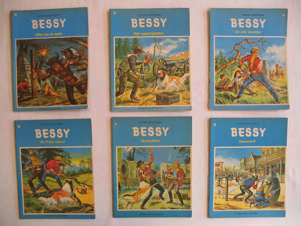 Bessy, gekleurde reeks, 18 stuks, 15 x 1ste druk, Boeken, Meerdere stripboeken, Ophalen of Verzenden