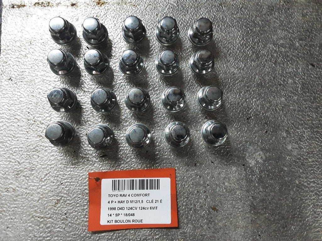 BOULONS DE ROUE Toyota RAV4 (A4) (5295037000), Mevr. I. Hauben, Toyota, Utilisé, Rue de l'Espoir 34 34
4030  GRIVEGNÉE, BE