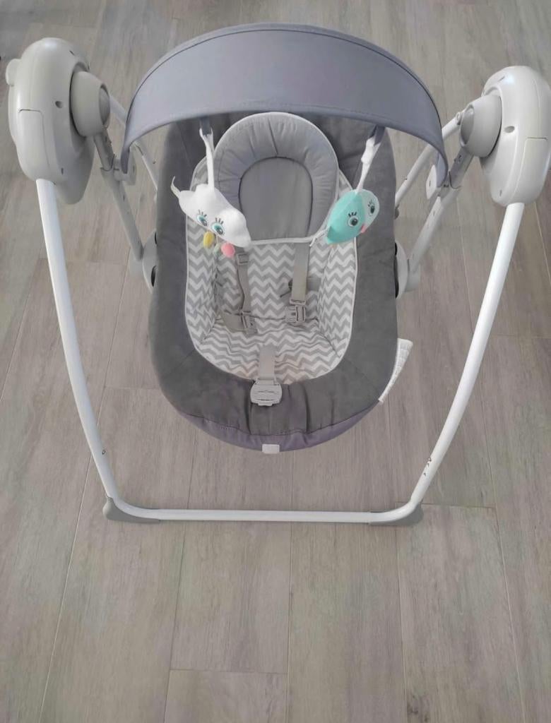 Badabulle babyschommel, Kinderen en Baby's, Gebruikt, Schommelstoel, Met gordel(s) of riempje(s), Ophalen