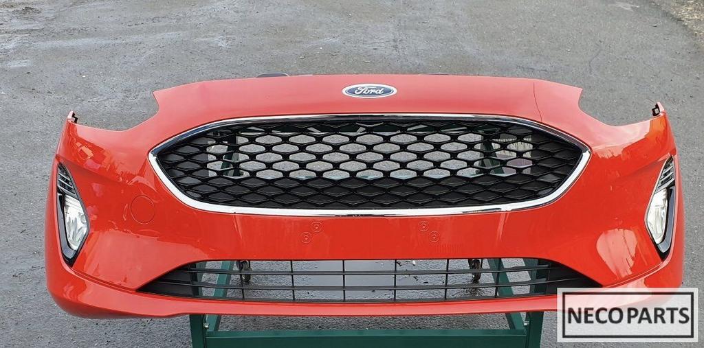VOORBUMPER FORD FIESTA MK8 BUMPER ORIGINEEL ALLES LEVERBAAR, Enlèvement ou Envoi, Utilisé, Ford, Pare-chocs