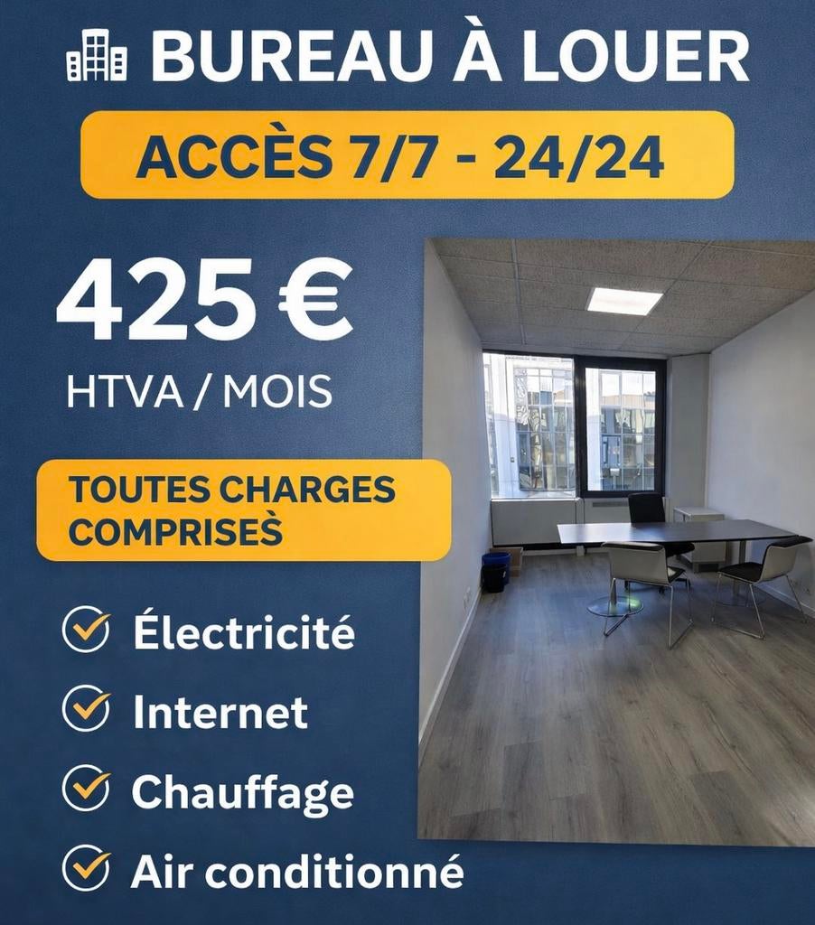 BUREAU À LOUER – OFFICE FOR RENT – KANTOOR TE HUUR, Maison & Meubles, Enlèvement, Comme neuf