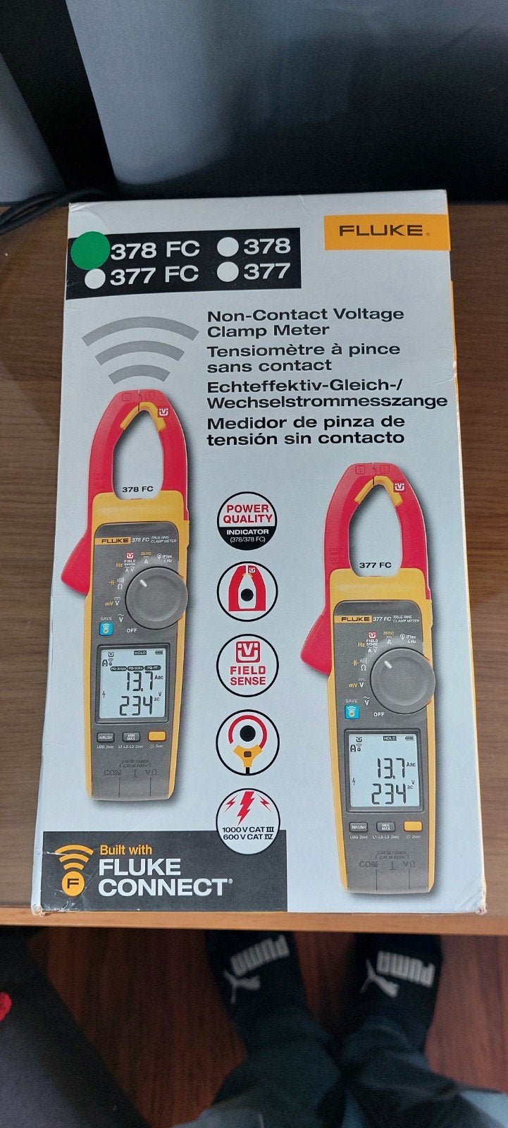 Pince multimetre Fluke 378 FC TRMS AC/DC avec Iflex, Bricolage & Construction, Instruments de mesure, Enlèvement