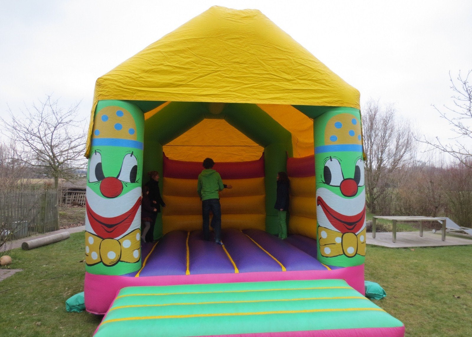 Springkasteel A frame, Kinderen en Baby's, Ophalen, Gebruikt