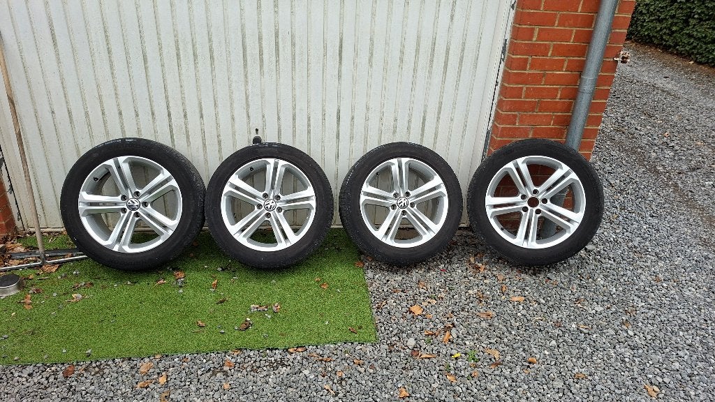 4 jantes 18" VW tiguan Mallory, Auto-onderdelen, Ophalen, 18 inch, Gebruikt, Velg(en)